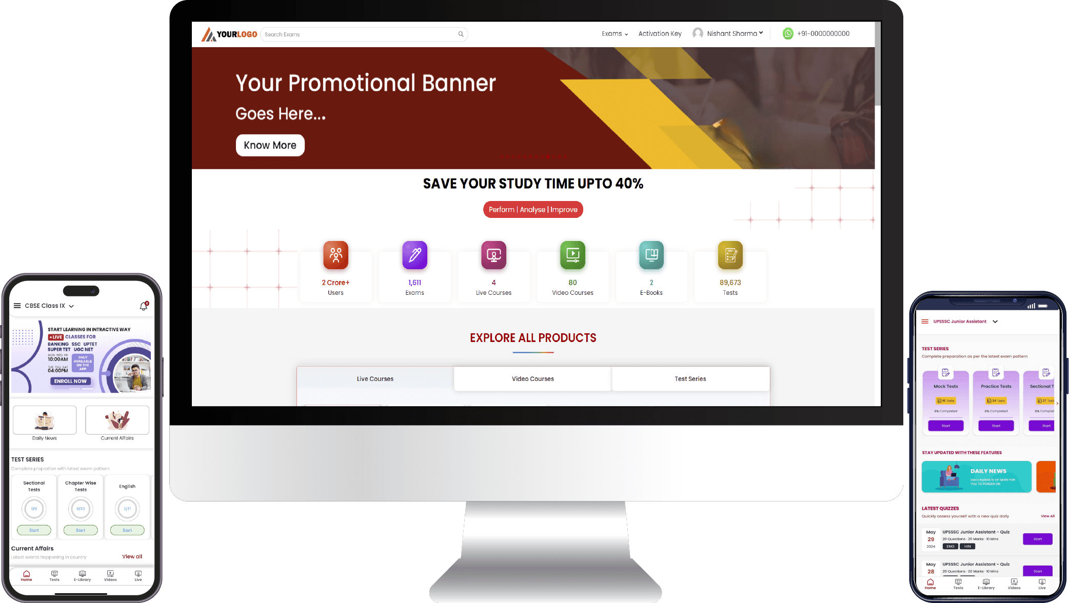 Edutestbook single feature